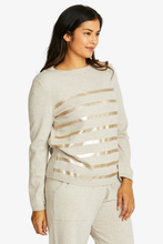Load image into Gallery viewer, Ping Pong Galactic Pullover | Oatmeal Marle/Gold
