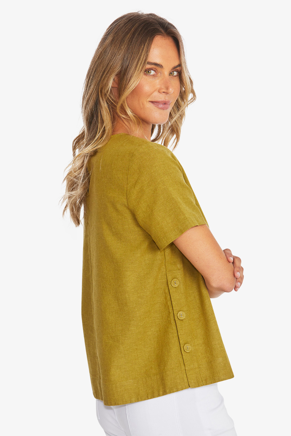 Ping Pong Kasbah Top in Kiwi