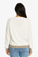 Load image into Gallery viewer, Ping Pong Kylie Stripe Pullover | Ivory/Quartz
