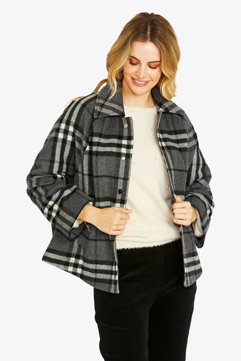 Ping Pong Lennon Crop Swing Coat 