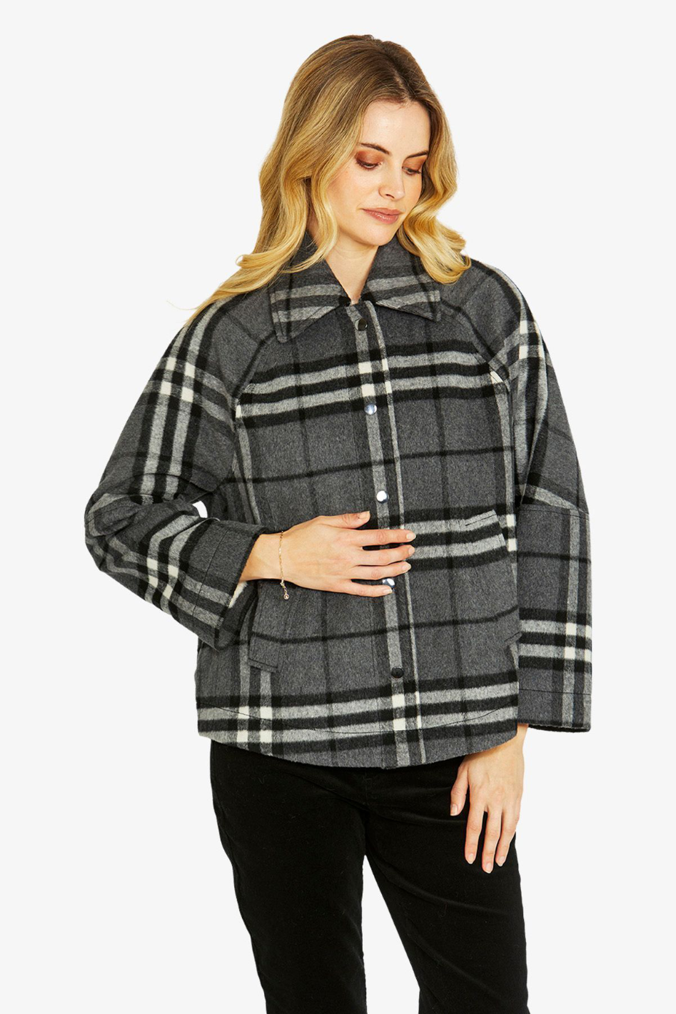 Ping Pong Lennon Crop Swing Coat 