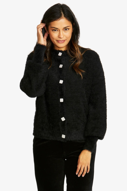 Ping Pong Louise Cardigan | Black