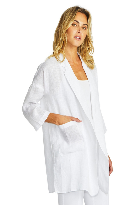 Ping Pong Luna Gauze Jacket | White