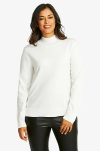 Ping Pong Merino Turtle Neck Pullover | Ivory
