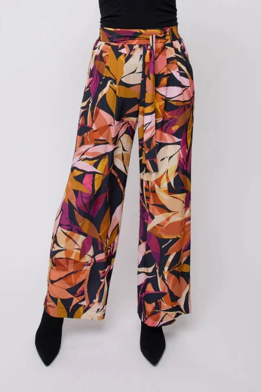 Ping Pong Paradise Print Palazzo Pant