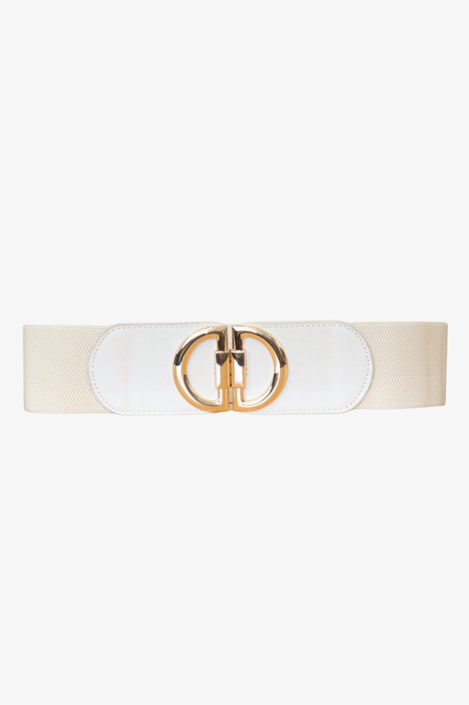 Ping Pong Sera Stretch Belt in Ivory