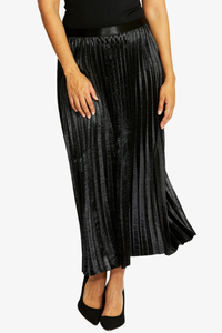 Ping Pong Shimmer Skirt | Black