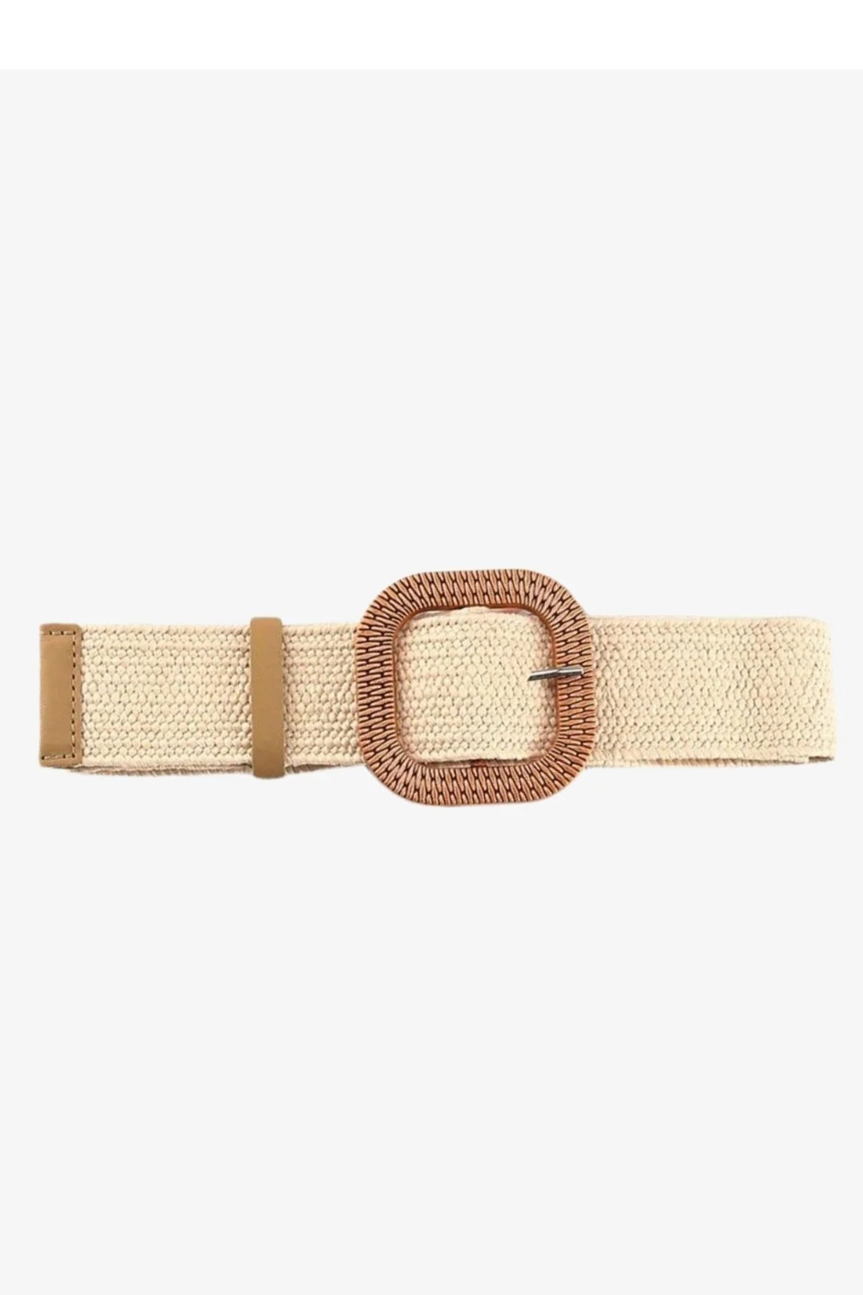 Ping Pong Stretch Belt in Sand 