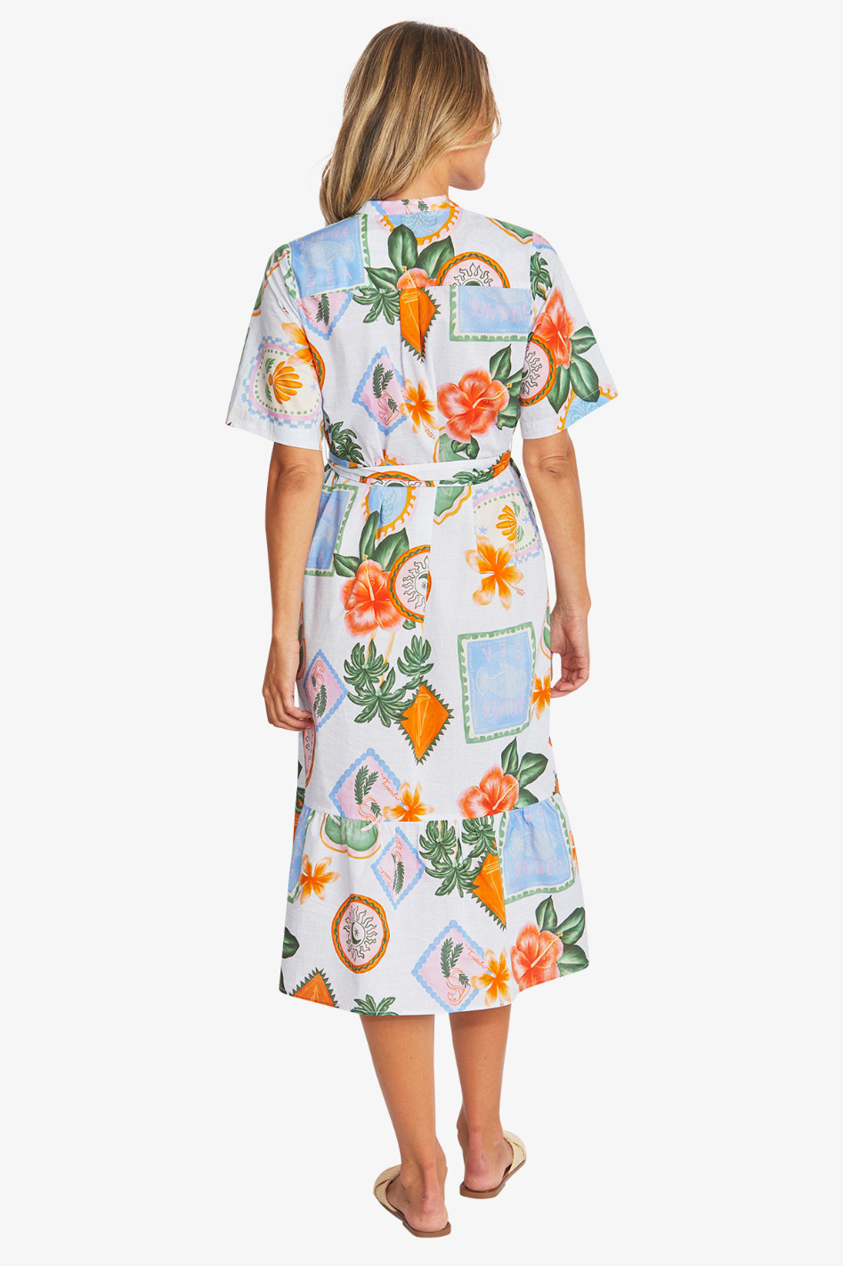Ping Pong Tahiti Belted Dress 