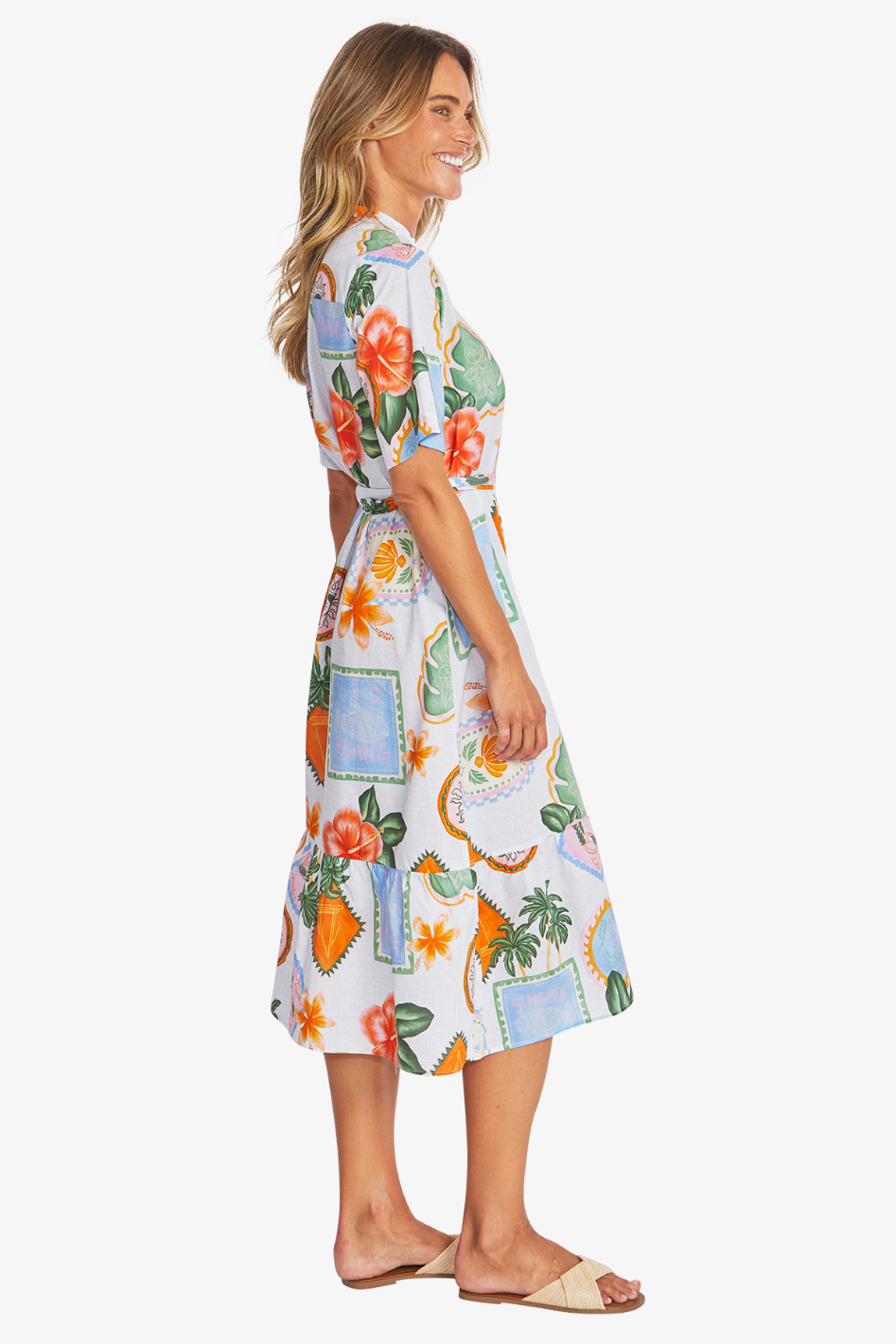 Ping Pong Tahiti Belted Dress 