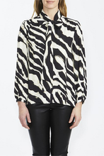 Load image into Gallery viewer, Ping Pong Zebra Print Blouse
