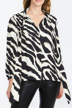 Load image into Gallery viewer, Ping Pong Zebra Print Blouse
