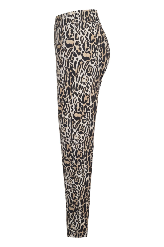 Raffaello Rossi Candice O Metropolic Leo Pant | Beige Graphical | 261921