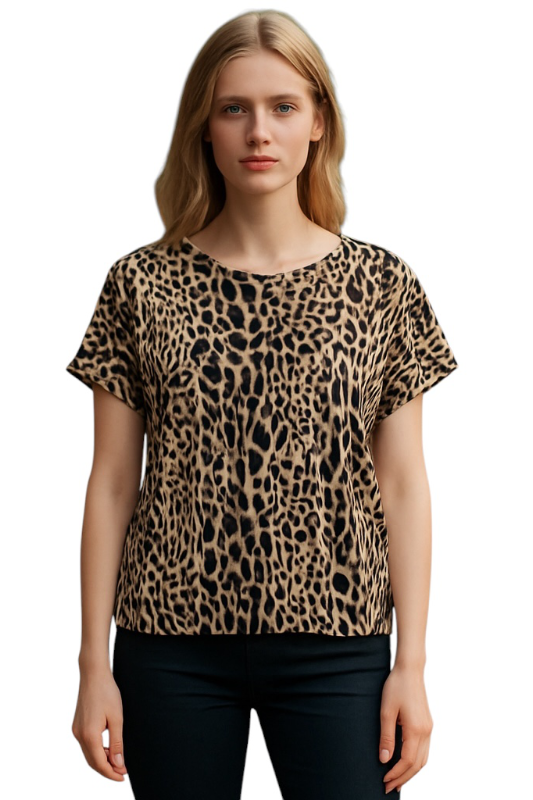 Raffaello Rossi Grit Top | Beige Graphical | 1604