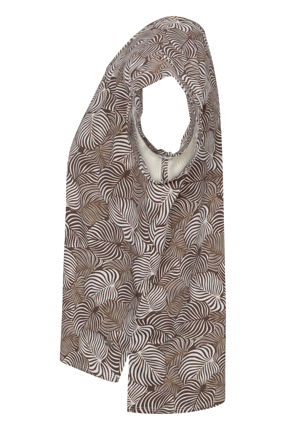 Raffaello Rossi Grit T-Shirt in Brown Jungle Leaf