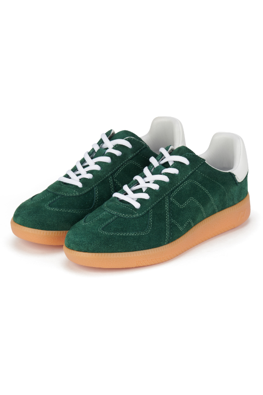 Rollie Nation Pace Sneaker in Emerald and White