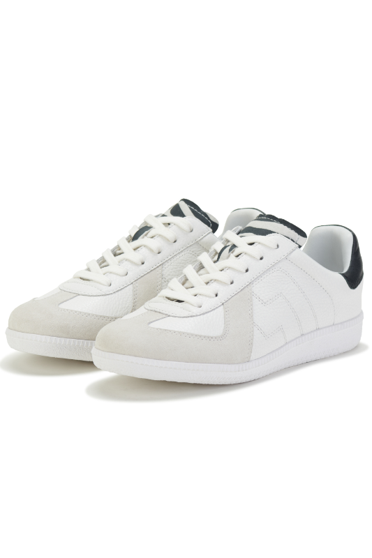 Rollie Nation Pace Sneaker in White and Zebra