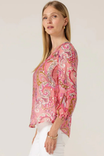 Load image into Gallery viewer, Sacha Drake Rosella Pink Paisley Top
