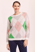 Load image into Gallery viewer, See Saw Angora Blend Argyle Sweater
