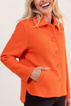 Load image into Gallery viewer, See Saw Boiled Wool Collared Jacket with Curved Hem | Tango

