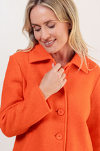 Load image into Gallery viewer, See Saw Boiled Wool Collared Jacket with Curved Hem | Tango
