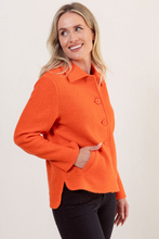 Load image into Gallery viewer, See Saw Boiled Wool Collared Jacket with Curved Hem | Tango
