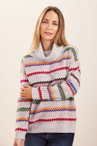 See Saw Wool Blend Fair Isle Sweater | Multi