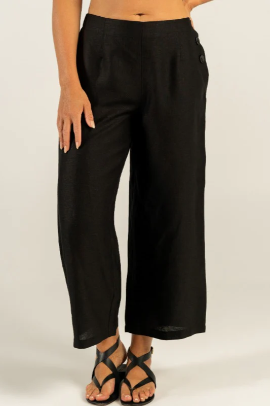 See Saw Linen Palazzo Pant – Labels By The Bay