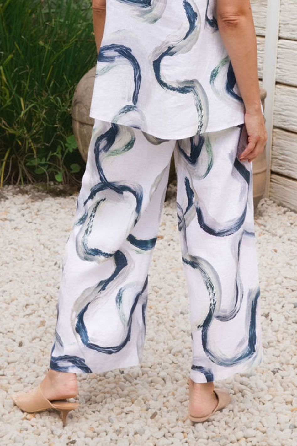 See Saw Linen Palazzo Pant 