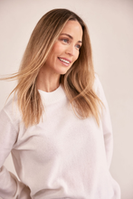 Load image into Gallery viewer, See Saw Luxe Merino Wool Crew Neck Sweater | Cream
