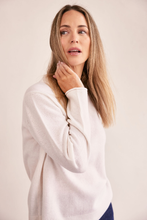 Load image into Gallery viewer, See Saw Luxe Merino Wool Crew Neck Sweater | Cream
