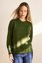Load image into Gallery viewer, See Saw Luxe Merino Wool Crew Neck Sweater | Khaki
