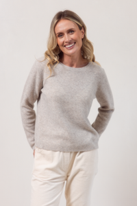 See Saw Moss Stitch Sweater | Wheat | 701