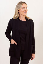 Load image into Gallery viewer, See Saw Wool Blend Edge to Edge Cardi | Black/White
