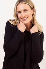 Load image into Gallery viewer, See Saw Wool Blend Edge to Edge Cardi | Black/White
