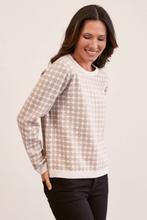 Load image into Gallery viewer, See Saw Wool Blend Spot Sweater | Wheat/White
