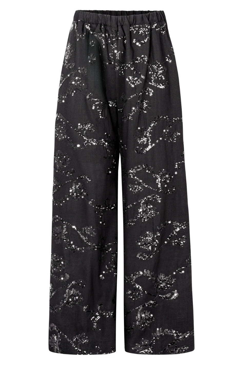 Trelise Cooper Walk and Talk Trouser | Black/Black | by Trelise Cooper