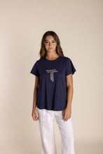Load image into Gallery viewer, Two T&#39;s Sequin Logo T-Shirt
