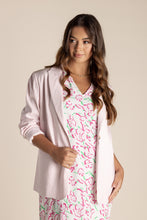 Load image into Gallery viewer, Two T&#39;s Single Breasted Linen Blazer | Pale Pink
