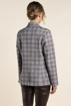 Load image into Gallery viewer, Two T&#39;s Check Blazer in Clove Check
