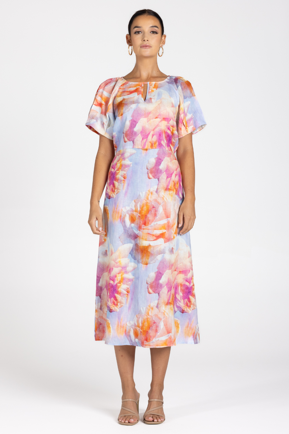 Two T's Angelina Midi Dress in Angelina Print