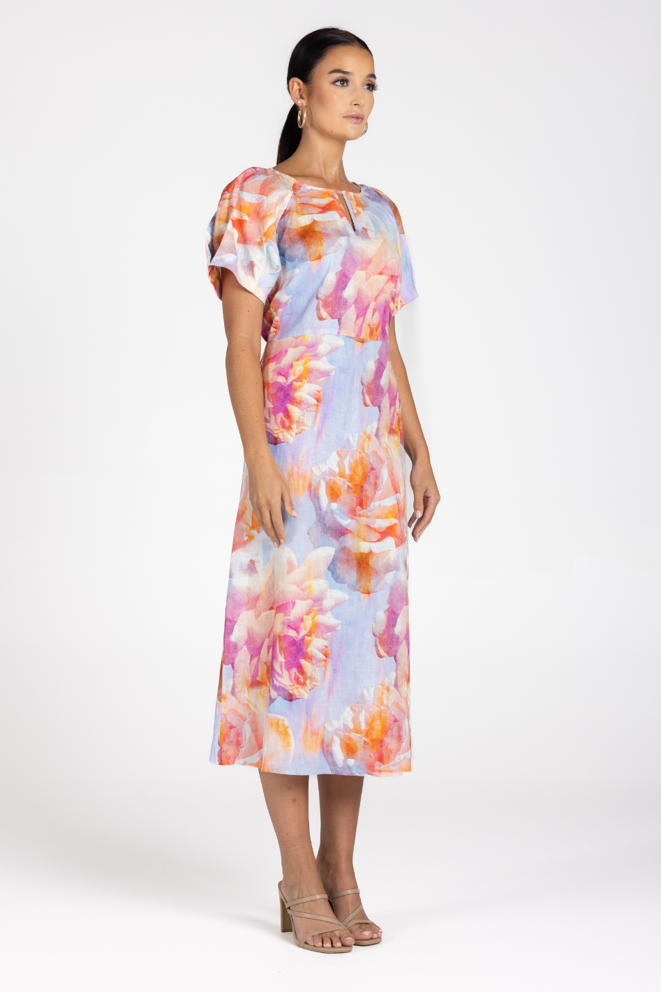 Two T's Angelina Midi Dress in Angelina Print