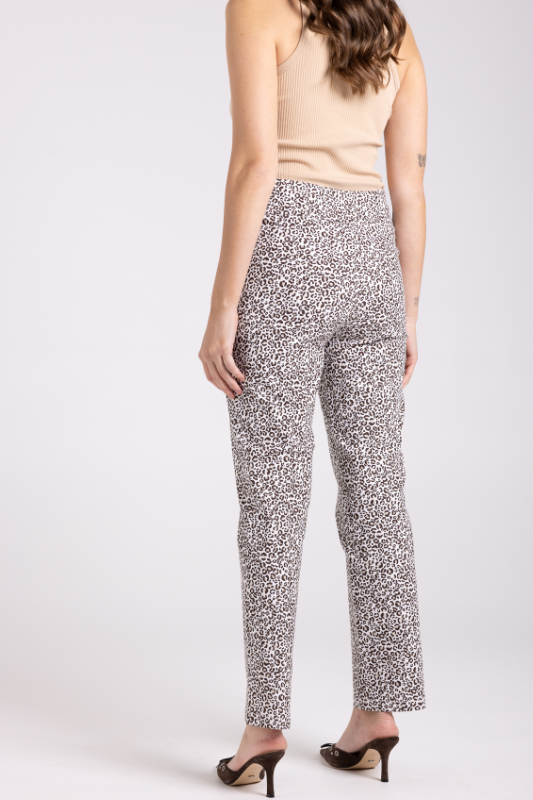 Two T's Animal Print Pull On Pant