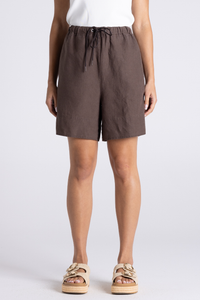 Two T's Asher Linen Short | Chestnut | 3450