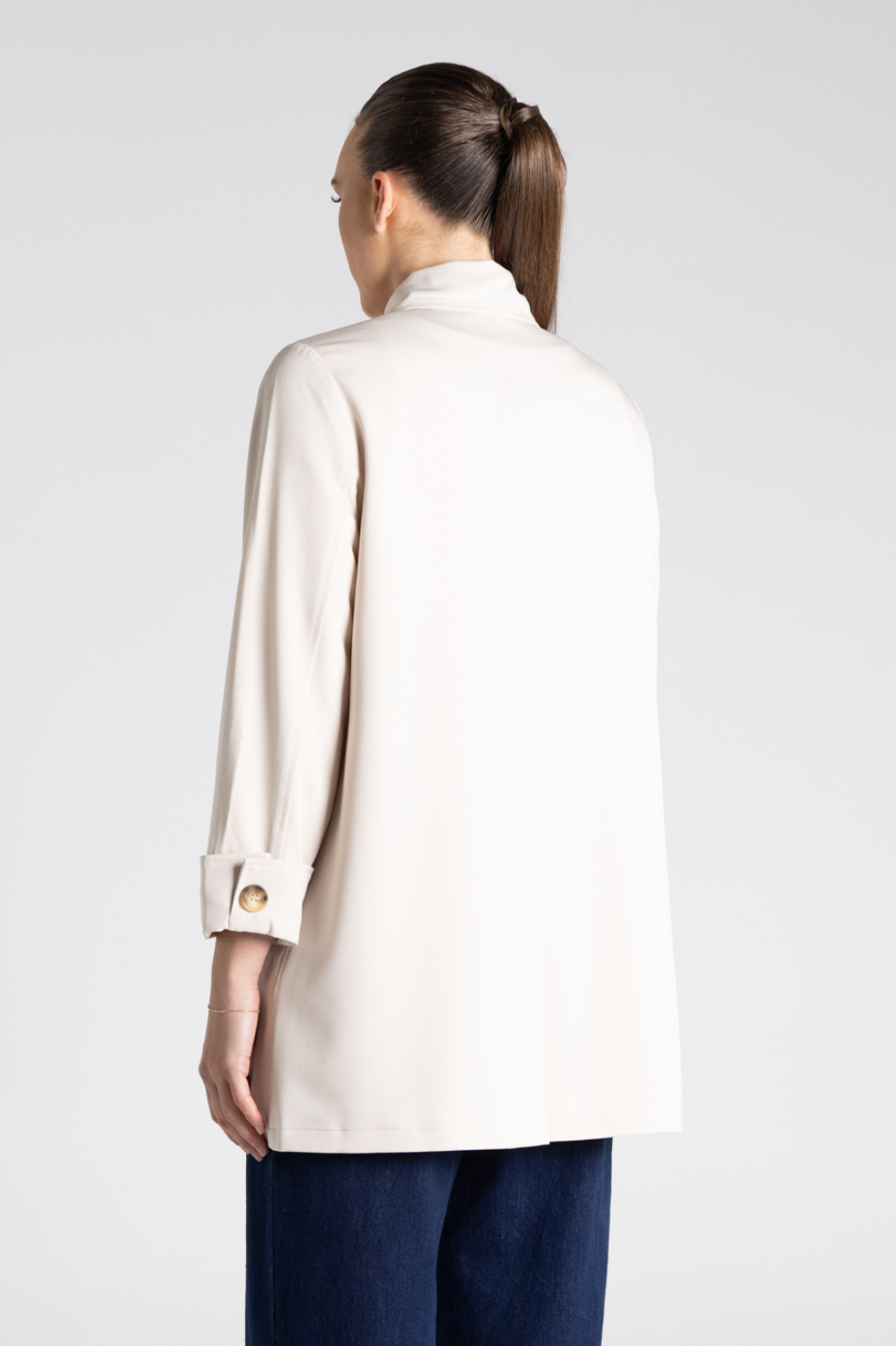 Two T's Car Coat in Oat