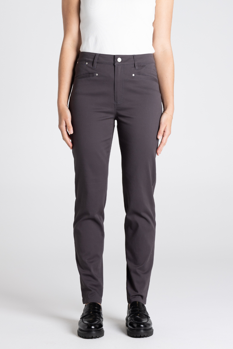 Two T's Chino Pant in Slate