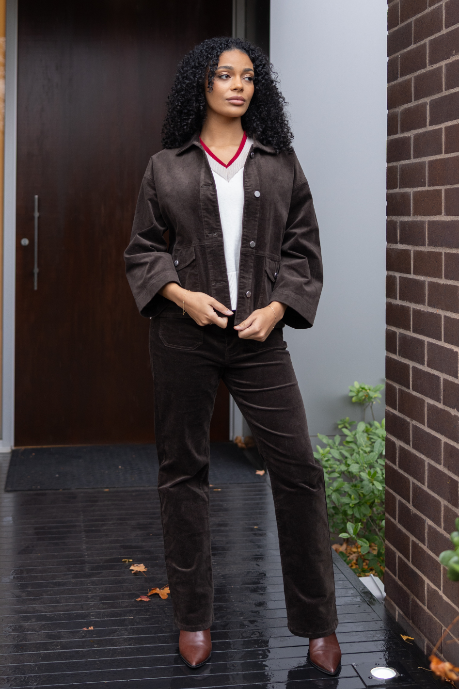 Two T's Cord Pant | Brazil Nut | 3393