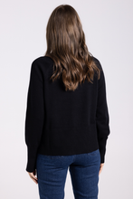 Load image into Gallery viewer, Two T&#39;s Crew Neck Sweater | Black
