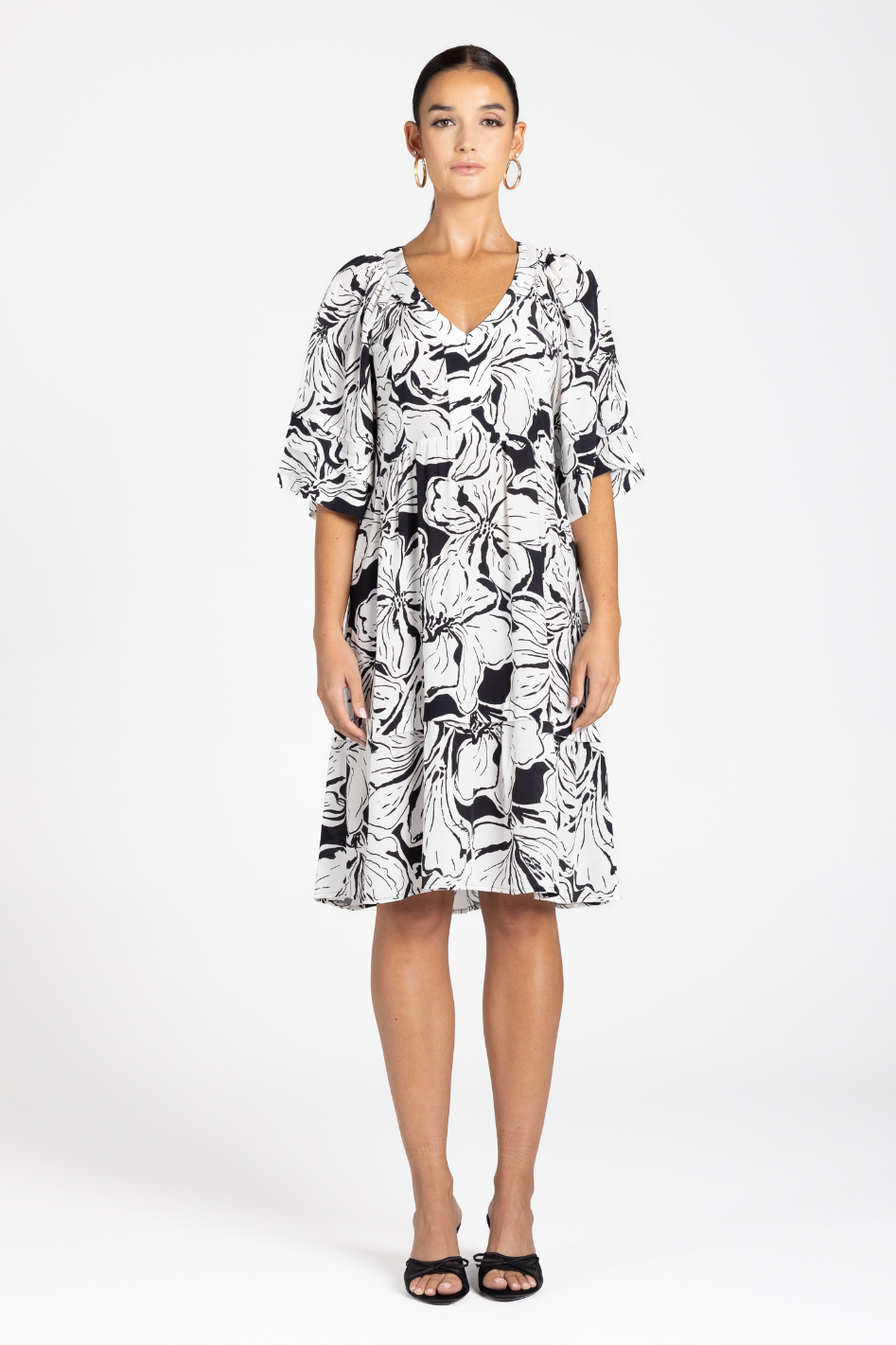 Two T's Hibiscus Short Dress 