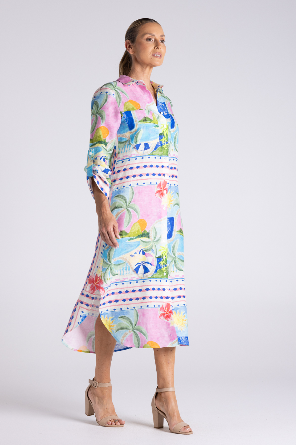 Two T's Ibiza Shirt Dress
